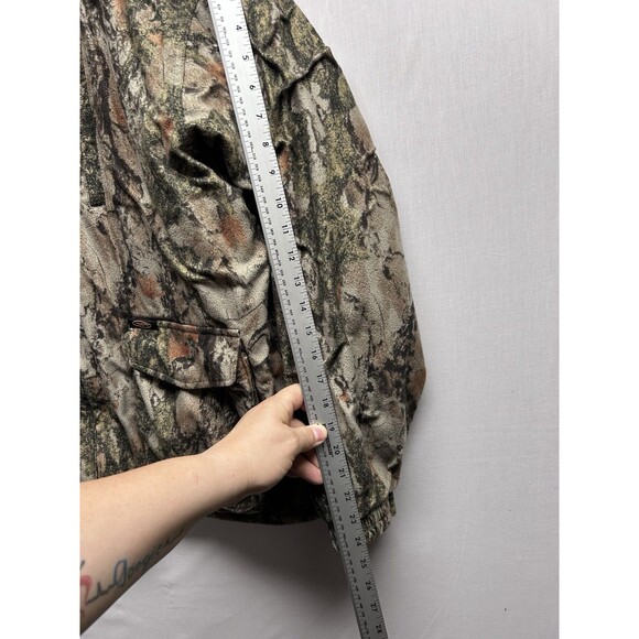 Men’s Yukon Gear Camo Hunting Puffer Jacket Large Zip Jacket - Picture 5 of 7